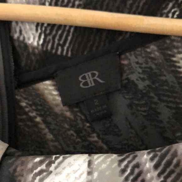 BR Shift Dress w/ Asymmetrical Neckline Detail - Picture 3 of 5